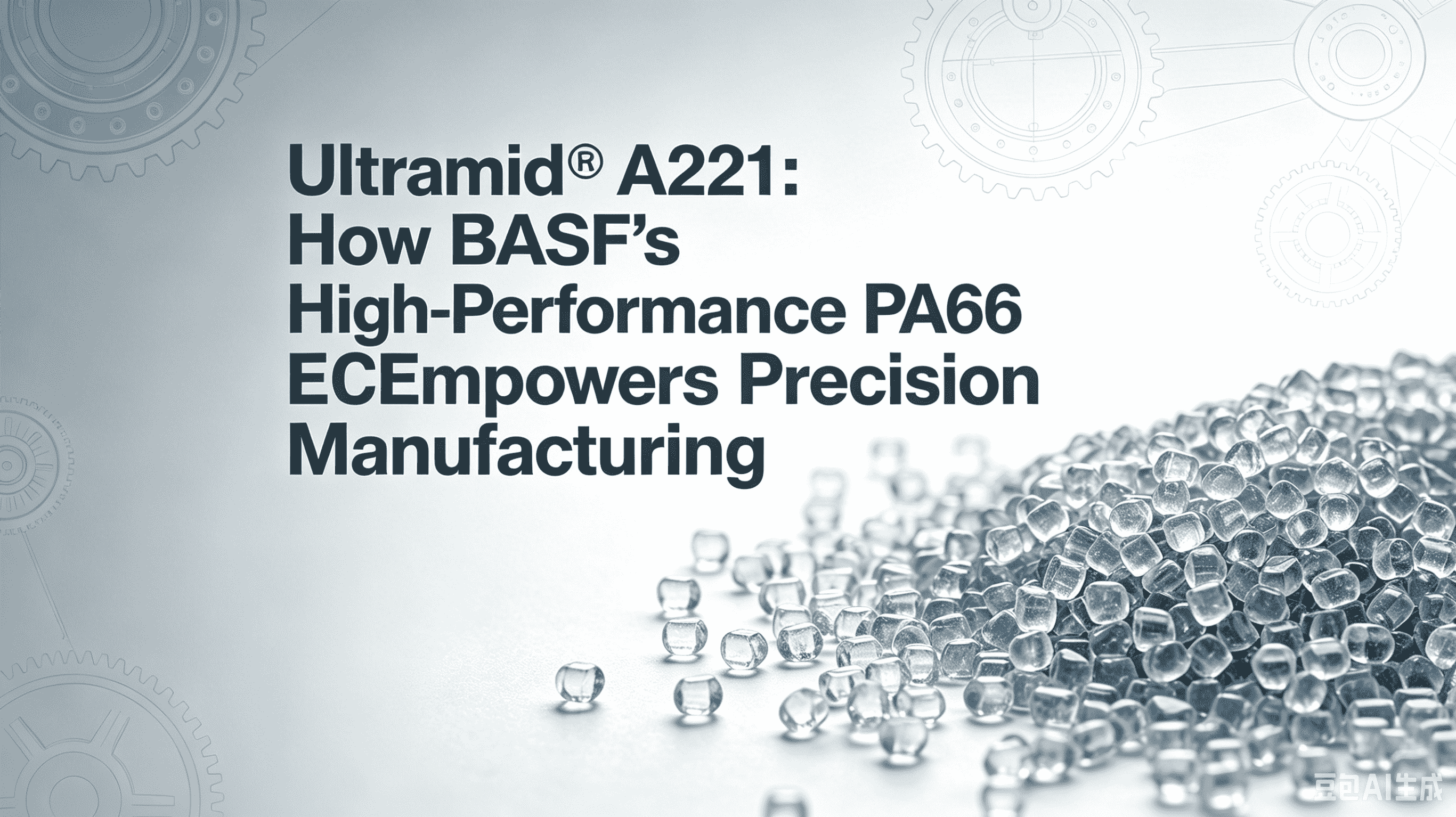 Ultramid® A221: PA66 ທີ່ມີປະສິດຕິພາບສູງຂອງ BASF ຊ່ວຍໃຫ້ການຜະລິດມີຄວາມຊັດເຈນແນວໃດ